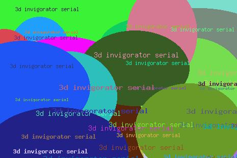 3d invigorator serial